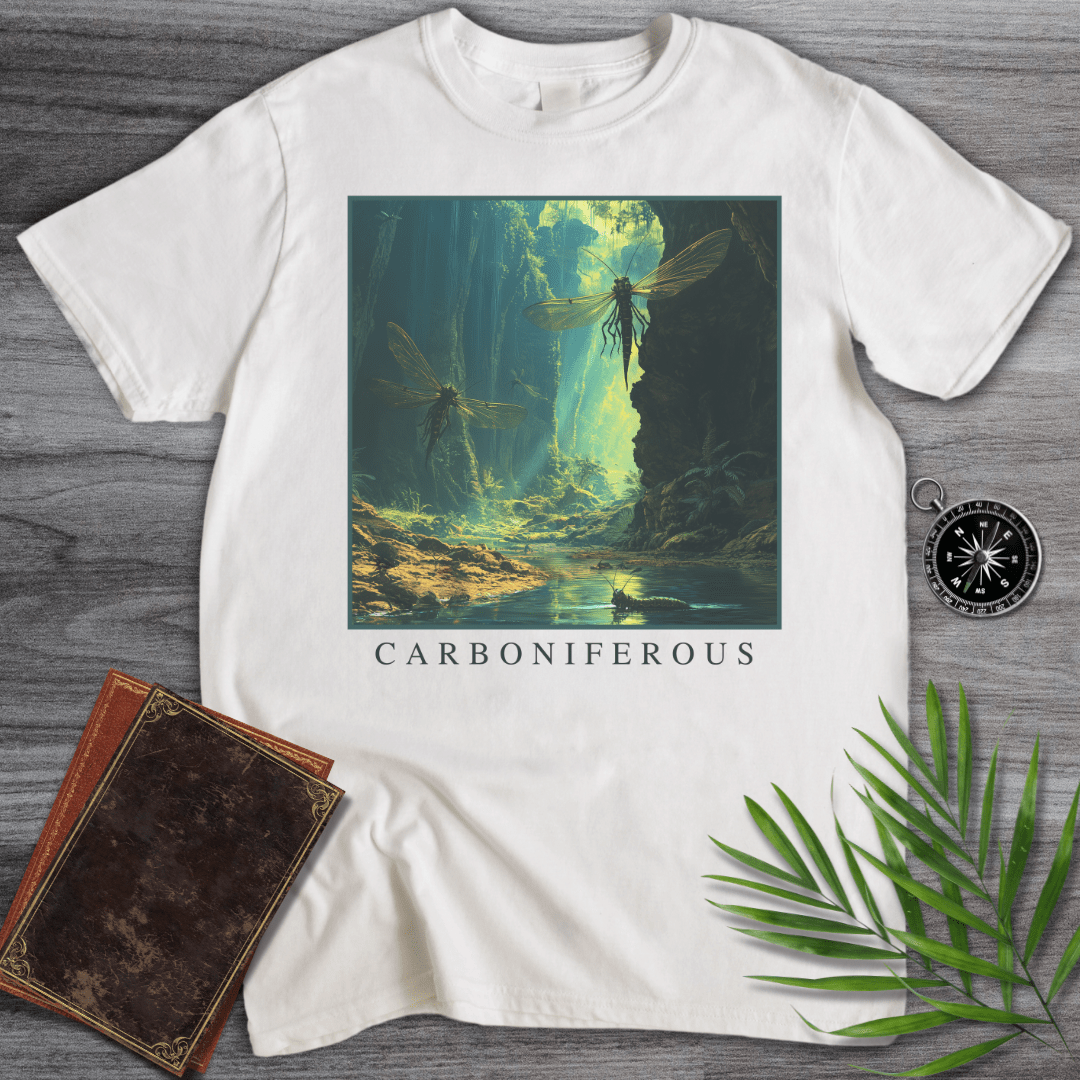 T-Shirt White / S Carboniferous, Giant Insects T-Shirt