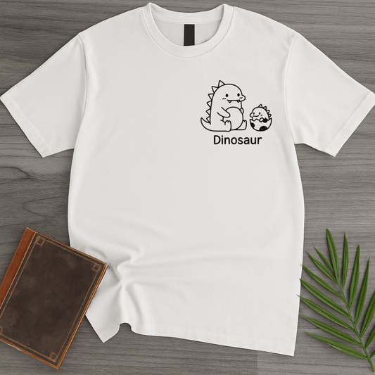 T-Shirt White / S Cute Dinosaur Egg T-shirt