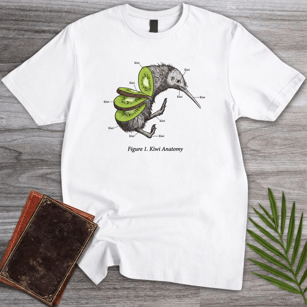 T-Shirt White / S Kiwi Anatomy T-Shirt