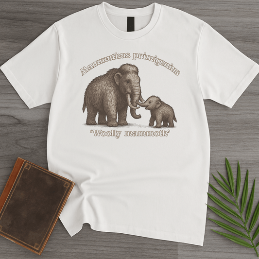 T-Shirt White / S Mammuthus primigenius Family T-Shirt