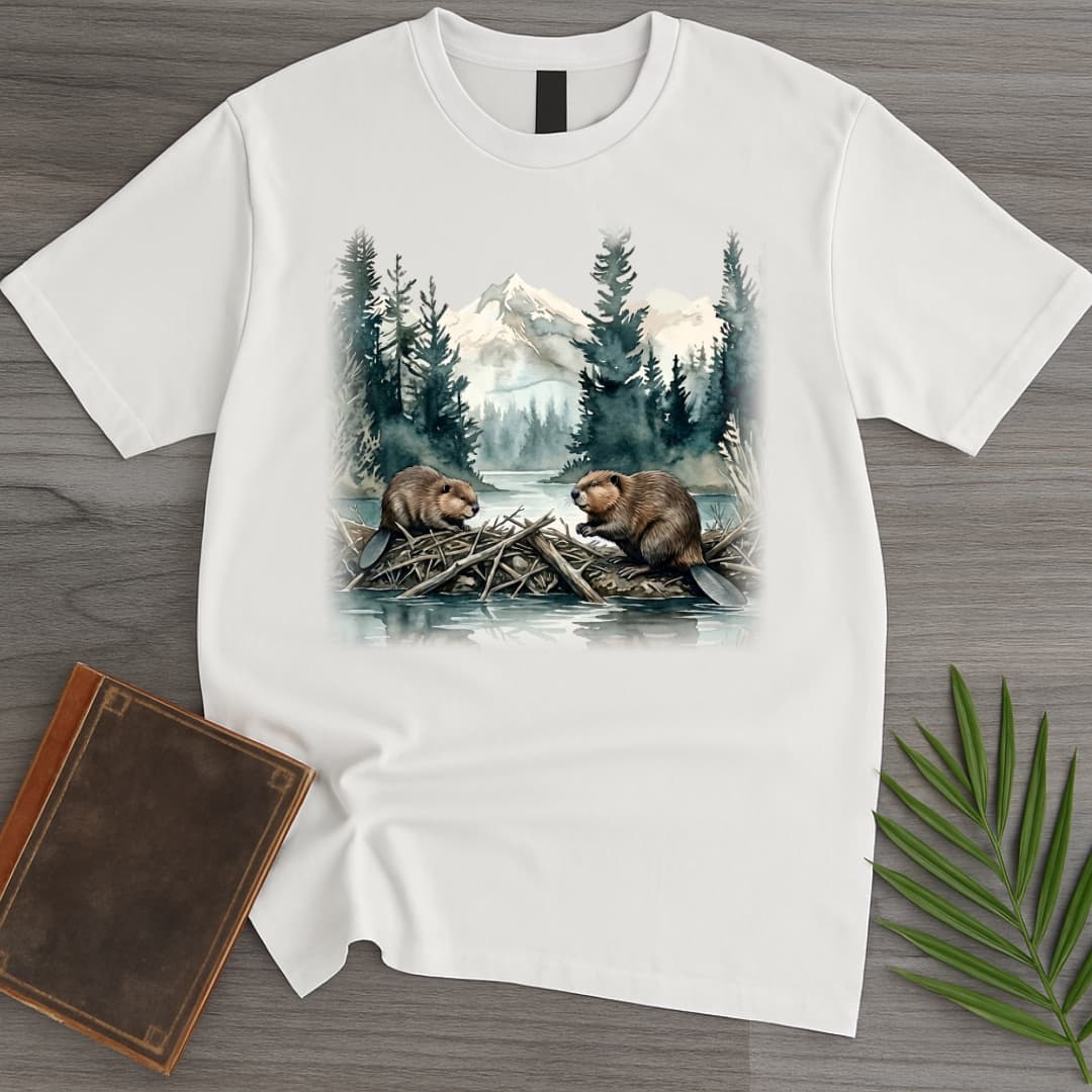 T-Shirt White / S Misty Dam Beavers T-Shirt