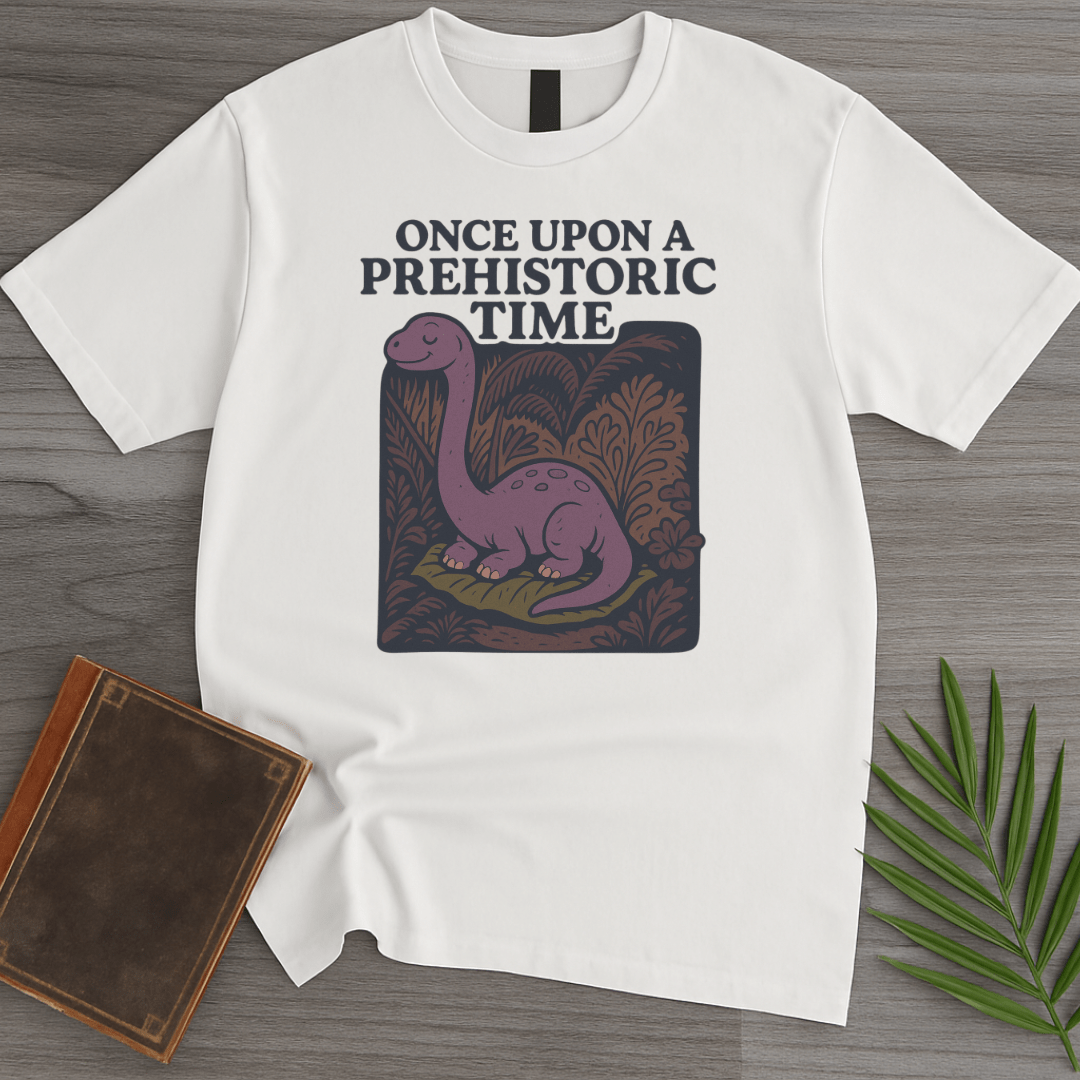 T-Shirt White / S Once Upon a Prehistoric Time T-Shirt