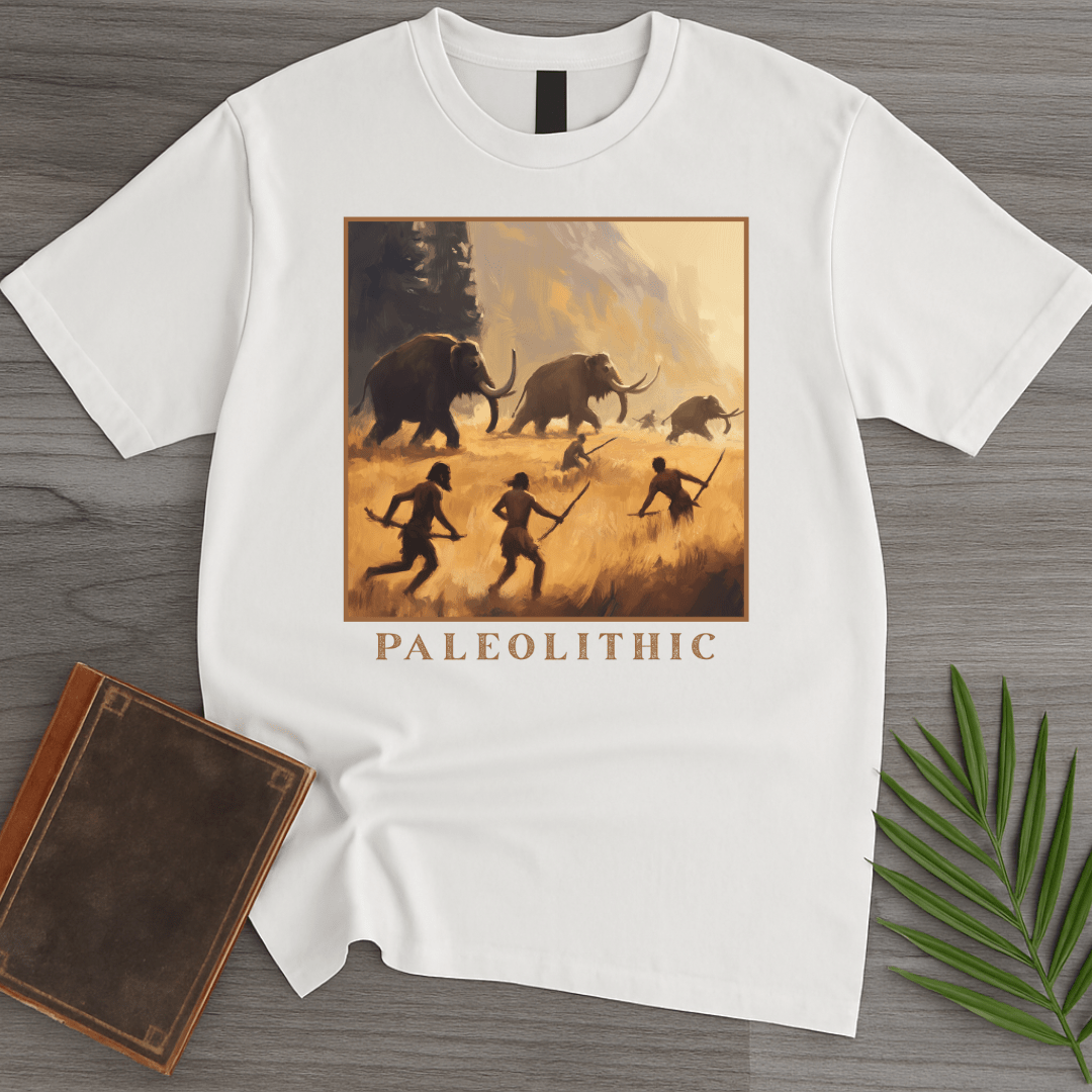 T-Shirt White / S Paleolithic Mammoth Hunters T-Shirt