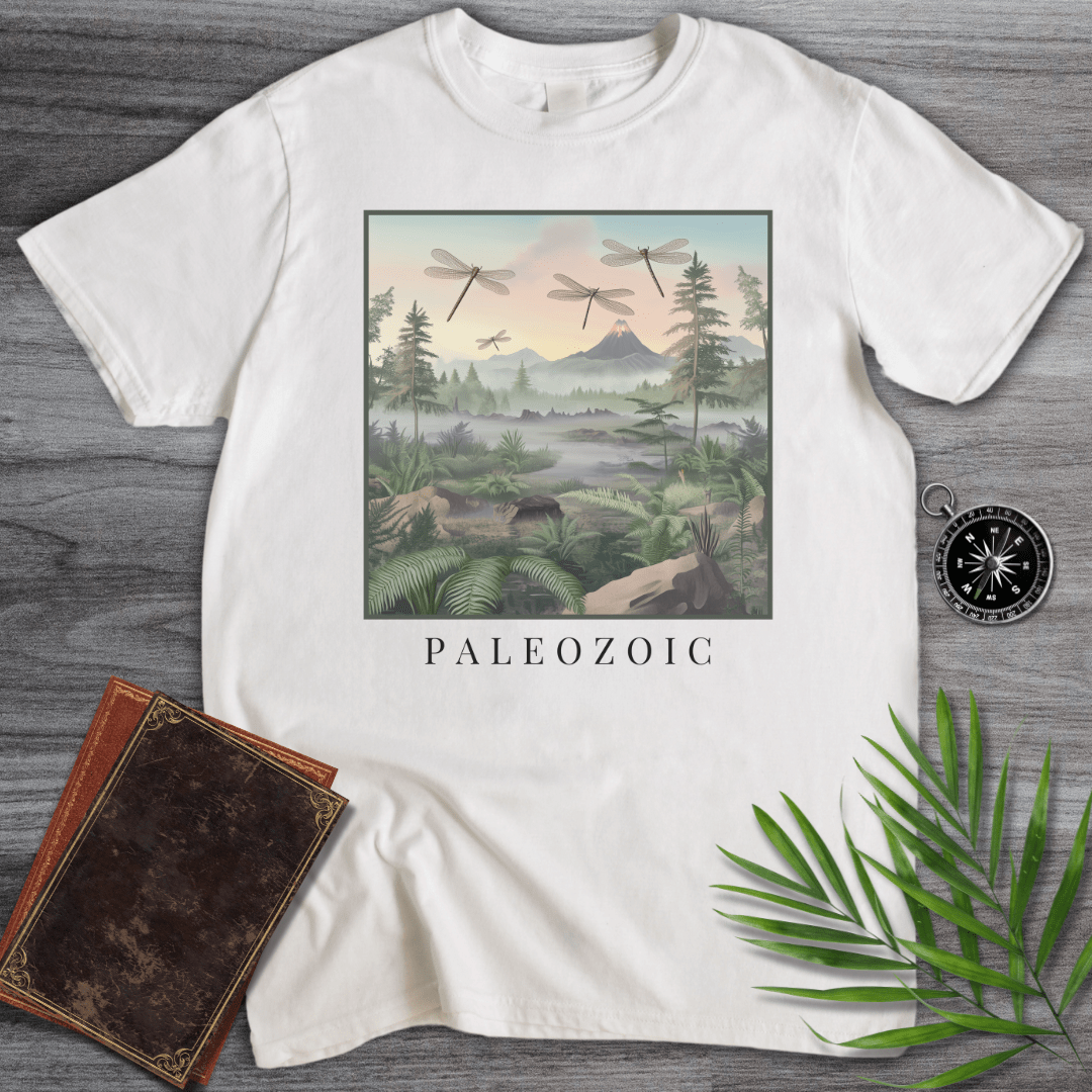 T-Shirt White / S Paleozoic Dawn Dragonfly T-Shirt