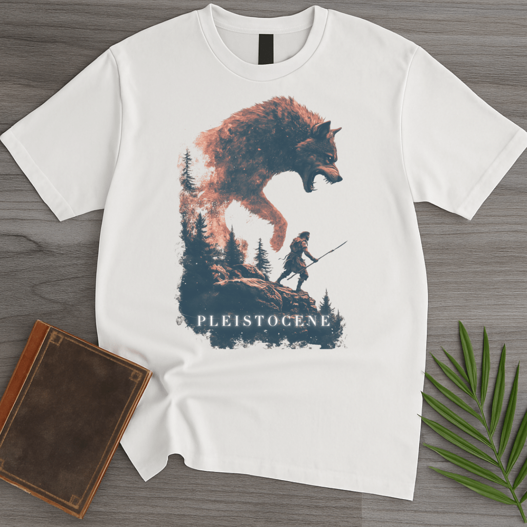 T-Shirt White / S Pleistocene Dire Wolf Spirit T-Shirt