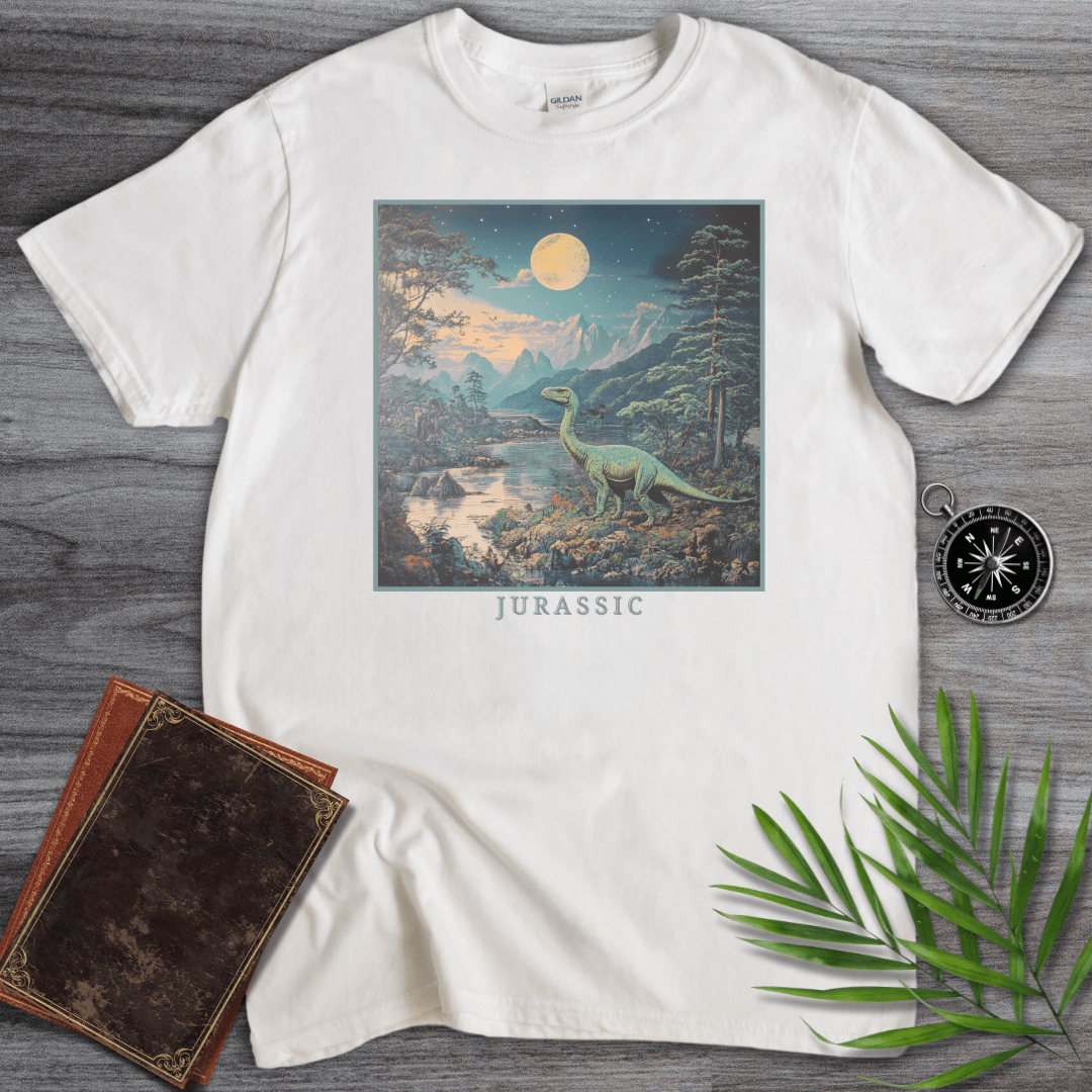 T-Shirt White / S Prehistoric "Jurassic" Dinosaur Aesthetic T-Shirt