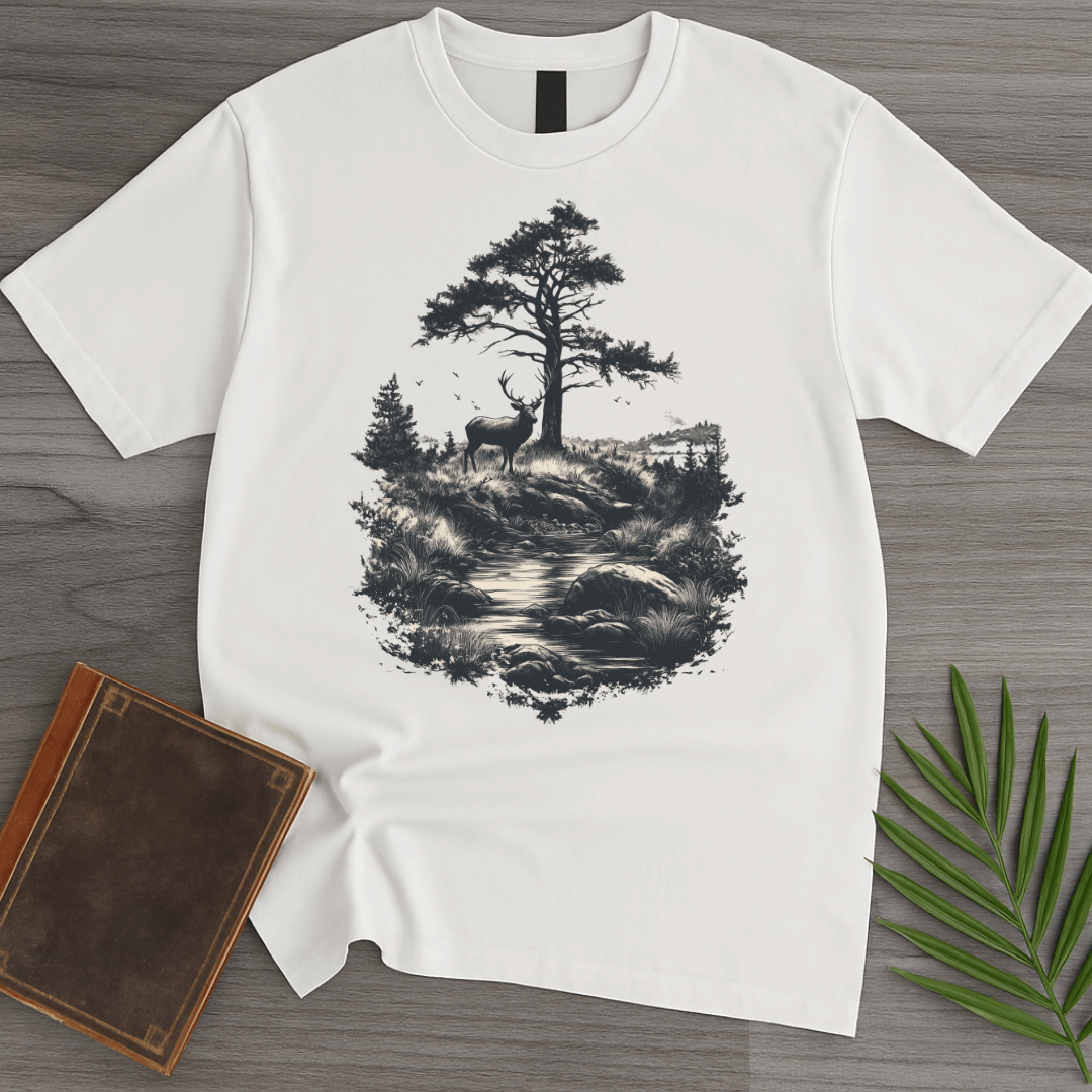 T-Shirt White / S Silent Pines Wilderness T-Shirt