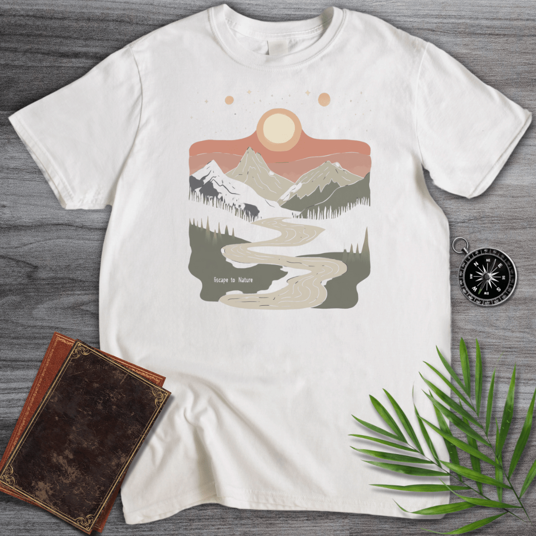 T-Shirt White / S Starry Mountain Escape T-Shirt