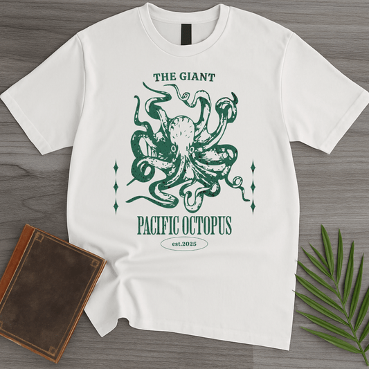 T-Shirt White / S The Giant Pacific Octopus T-Shirt