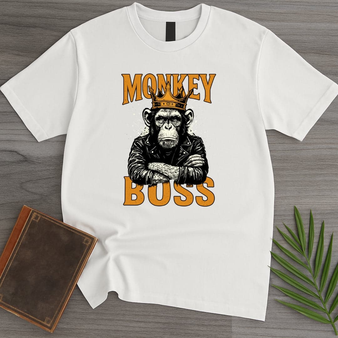 T-Shirt White / S The Monkey Boss T-Shirt