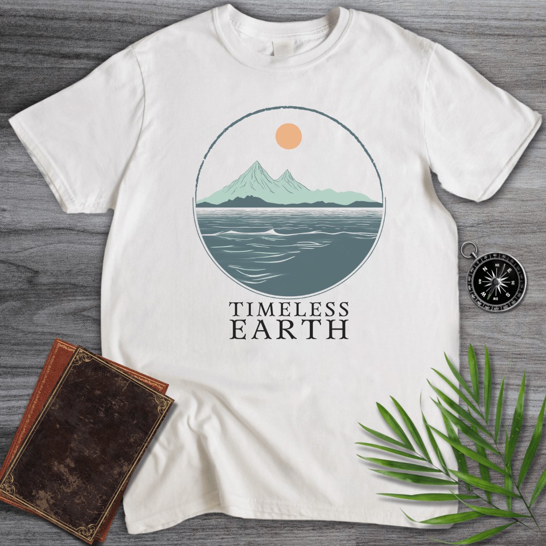 T-Shirt White / S Timeless Earth Ocean & Mountain T-Shirt