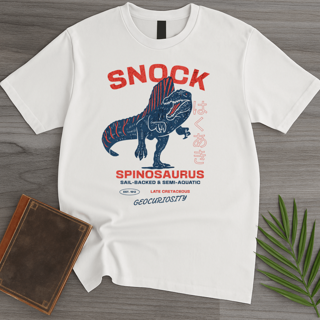 T-Shirt White / S Vintage 1912 Spinosaurus Snock T-Shirt
