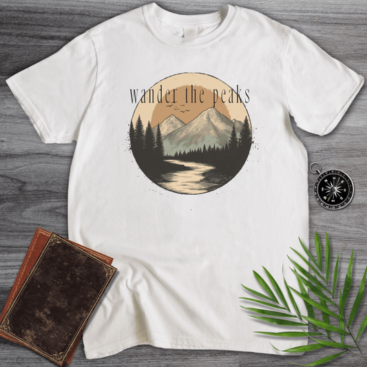 T-Shirt White / S Wander the Peaks T-Shirt