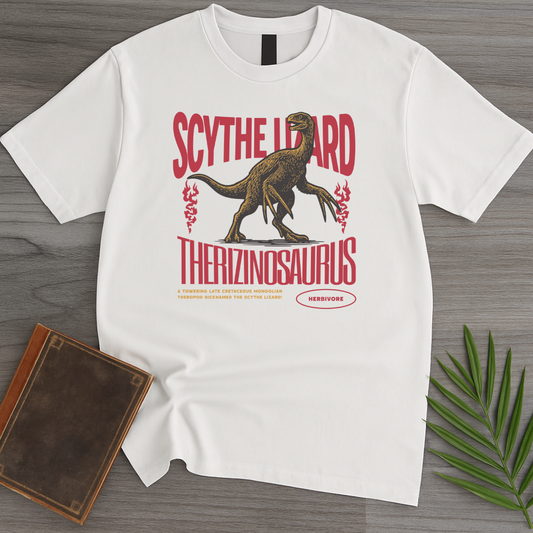 Therizinosaurus Scythe Lizard Vintage T-Shirt