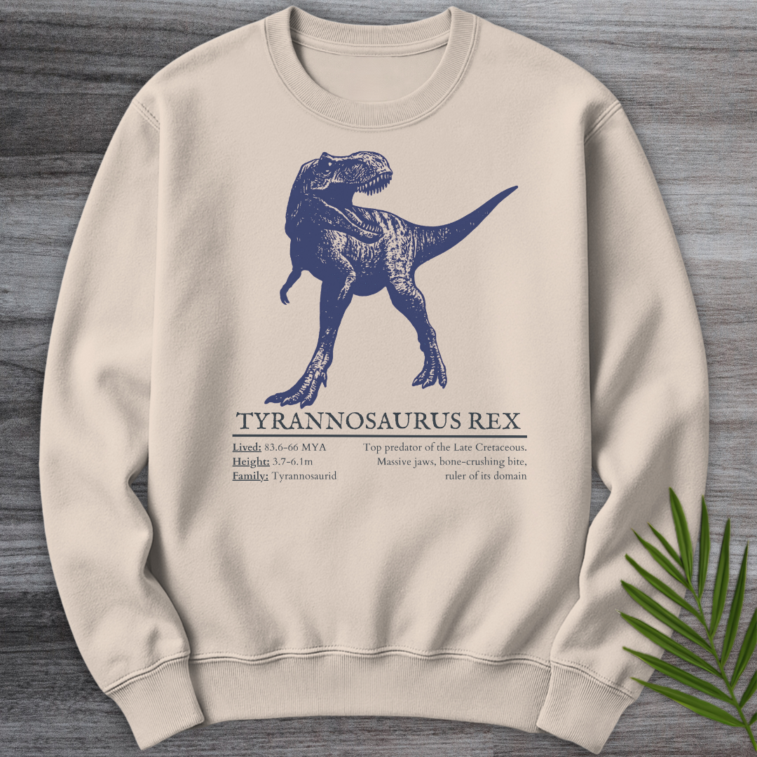 T.Rex Tyrant Lizard King Crewneck
