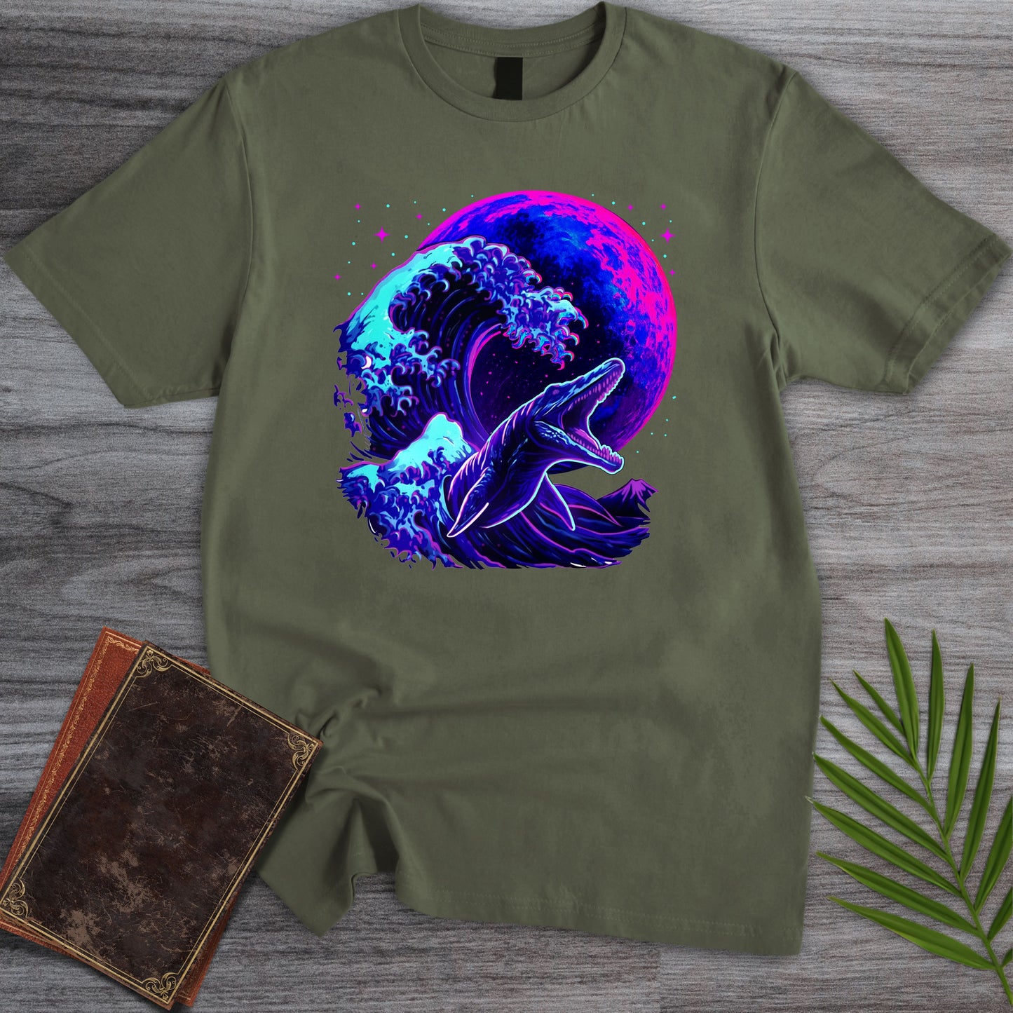 Mosasaur Cybermoon Wave T-Shirt