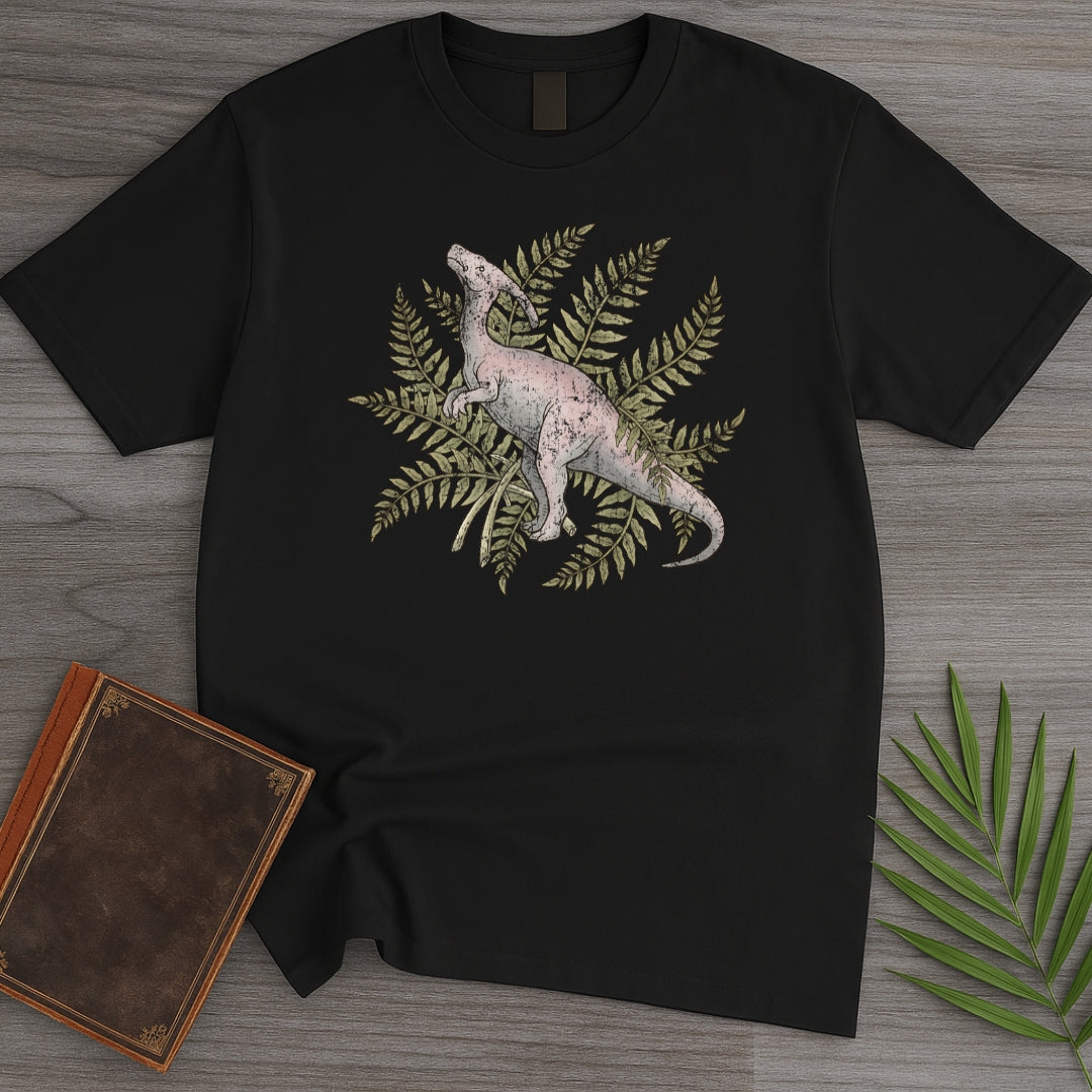 Distressed Parasaurolophus Ferns T-Shirt