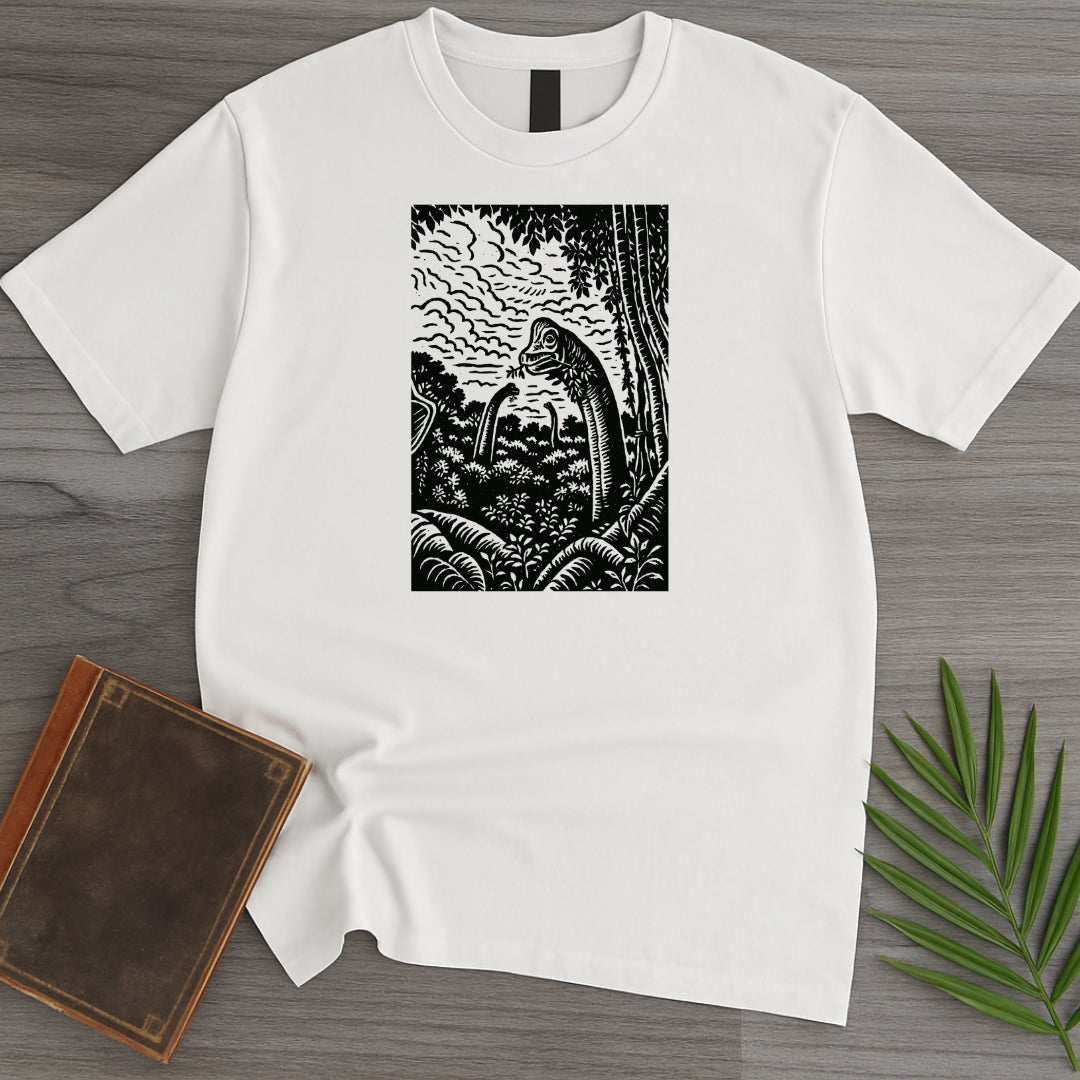 Brachiosaurus Above the Leaves T-Shirt