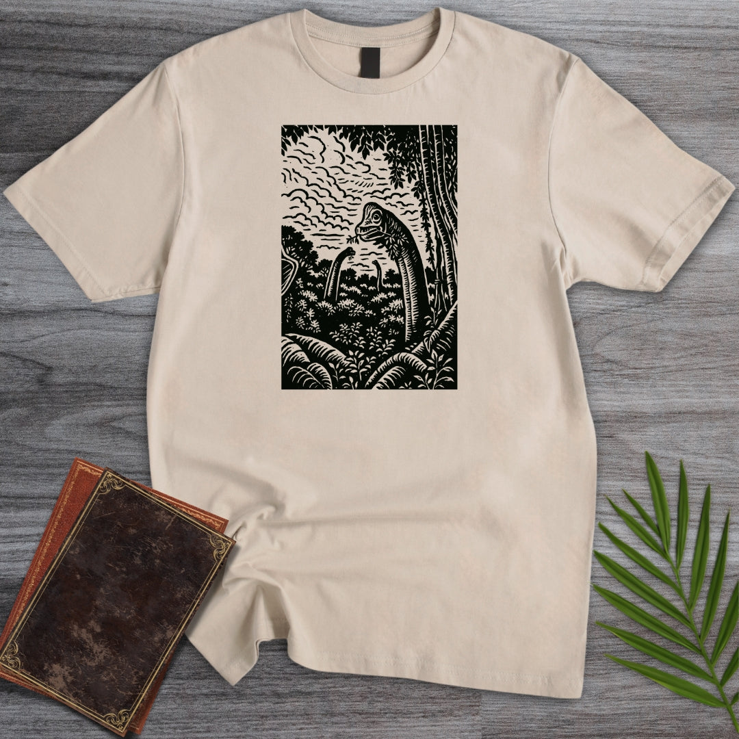 Brachiosaurus Above the Leaves T-Shirt