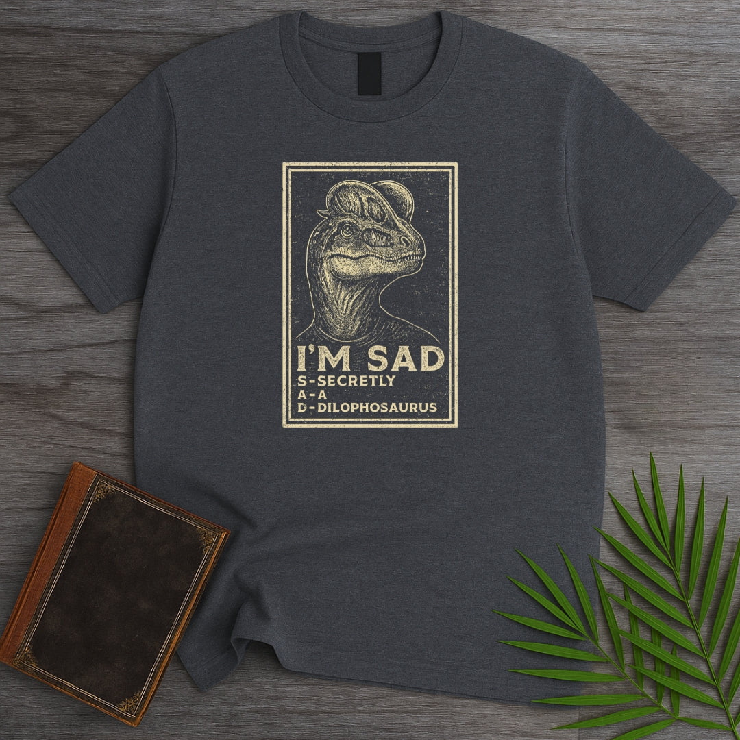 I'm a Sad Dilophosaurus v2 T-Shirt
