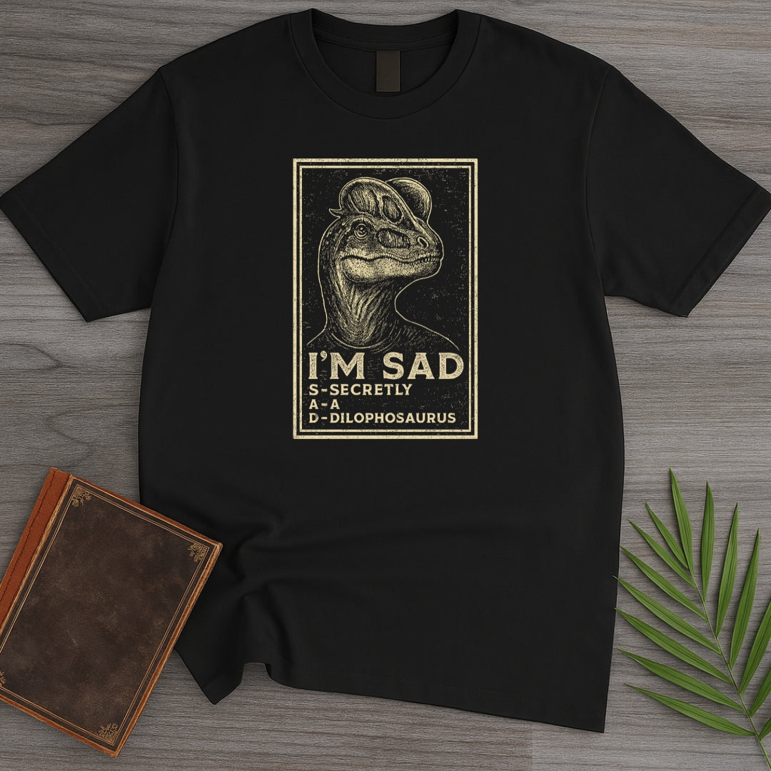 I'm a Sad Dilophosaurus v2 T-Shirt