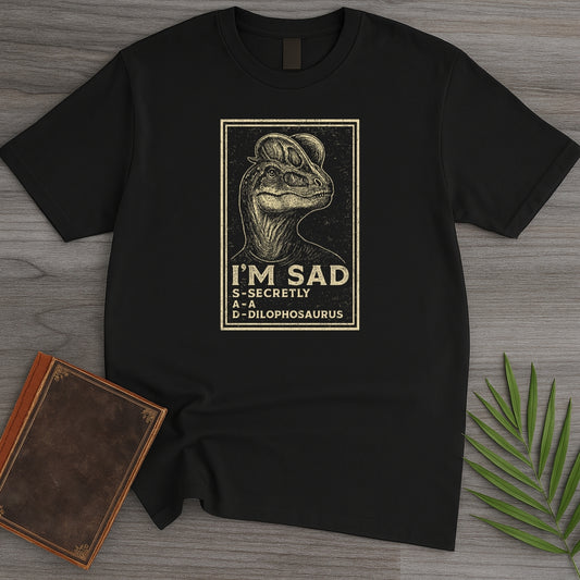 I'm a Sad Dilophosaurus v2 T-Shirt