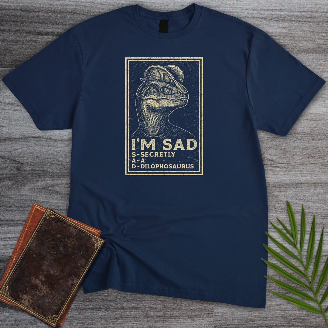 I'm a Sad Dilophosaurus v2 T-Shirt