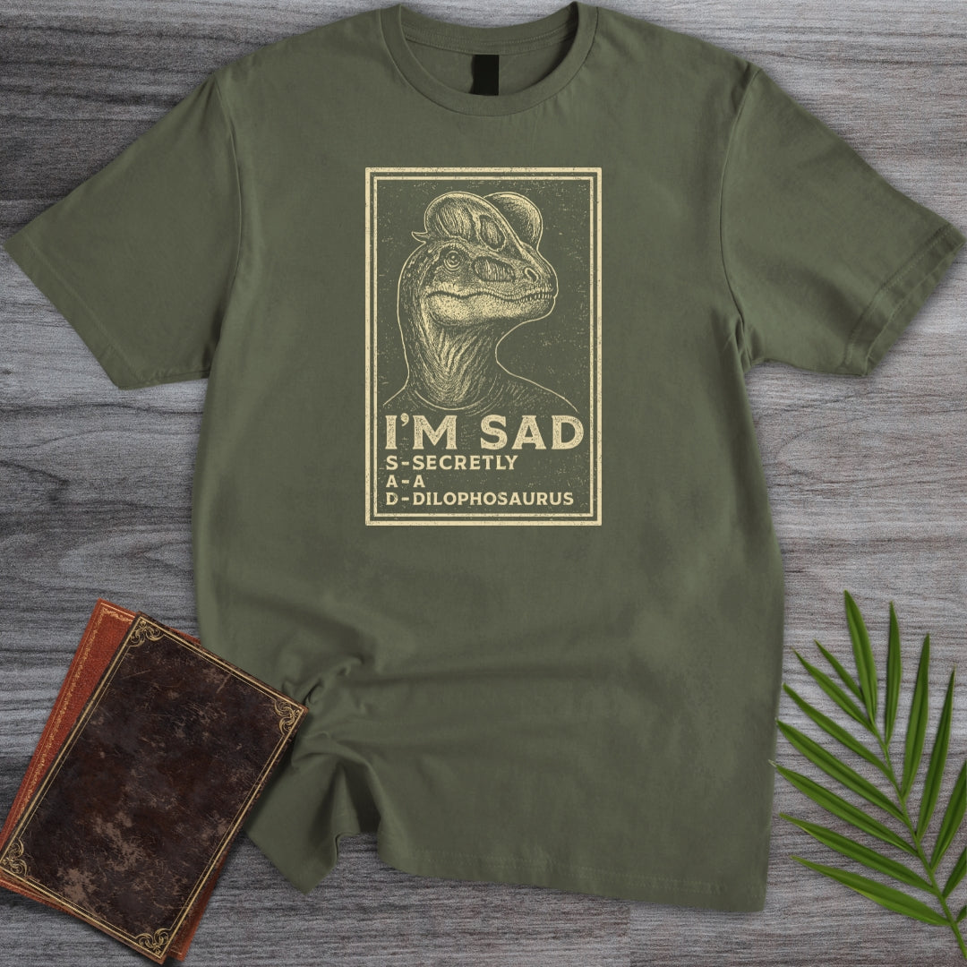 I'm a Sad Dilophosaurus v2 T-Shirt