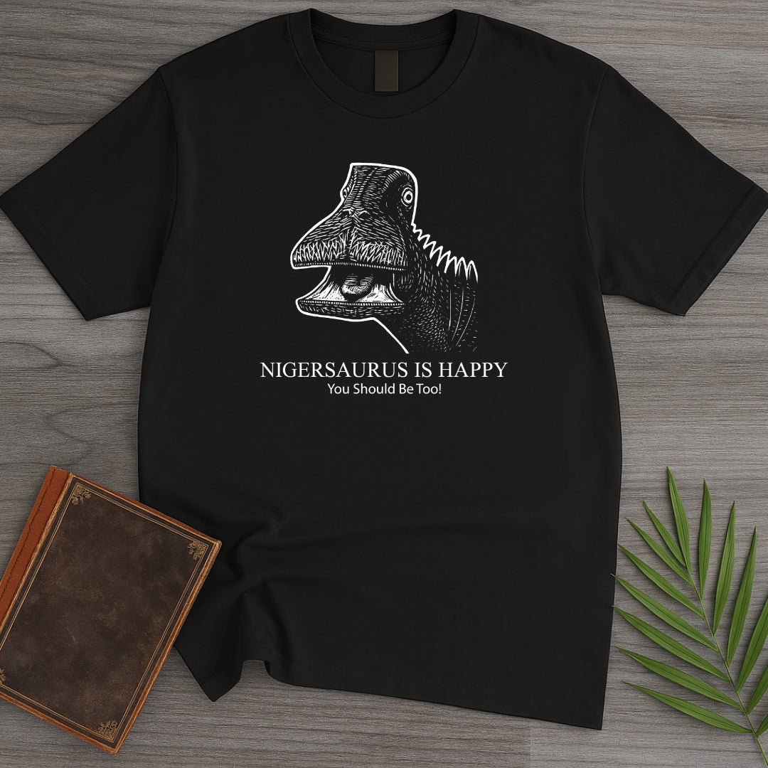 Nigersaurus is Happy T-Shirt