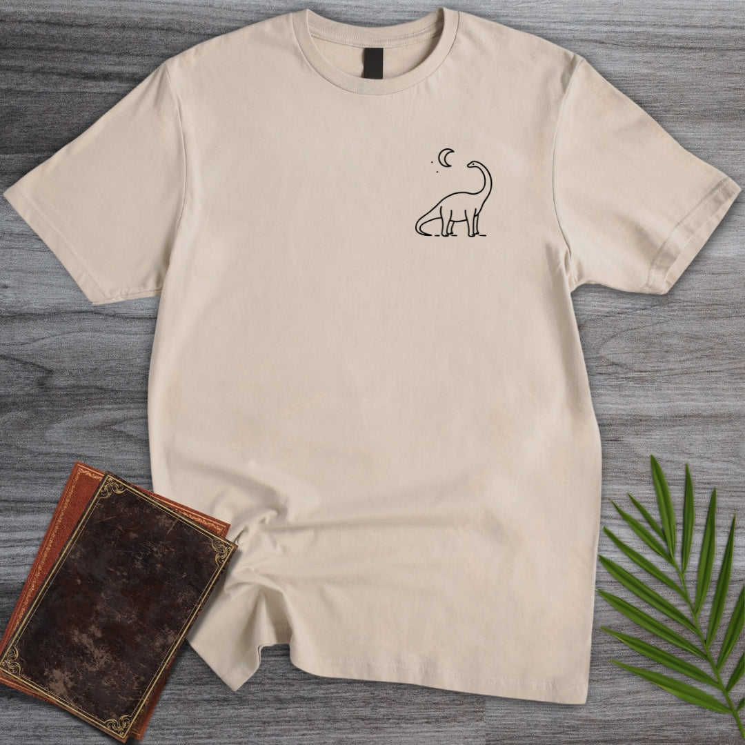 Minimalist Mooniful Sauropod T-Shirt