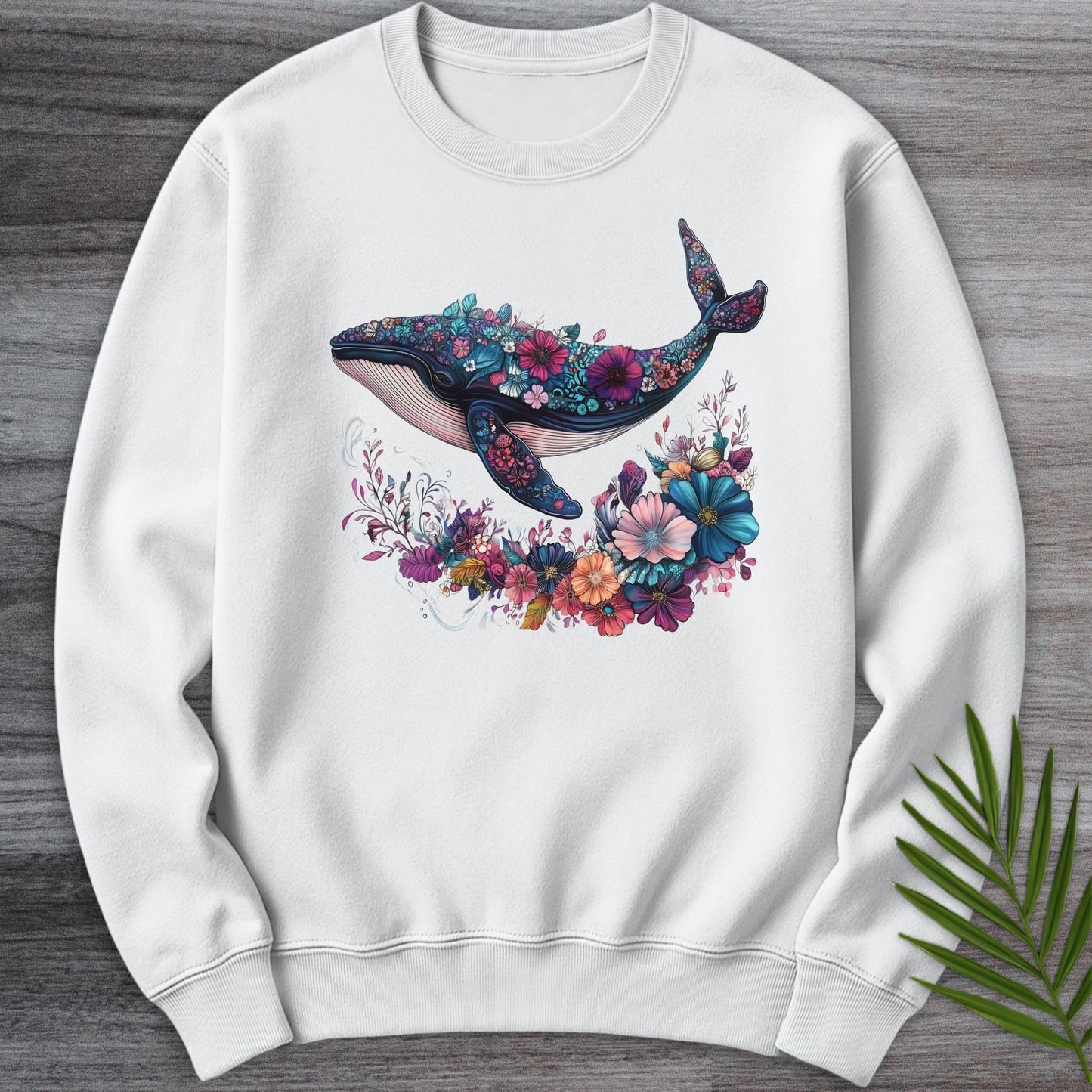 Blossom Marine Whale Crewneck