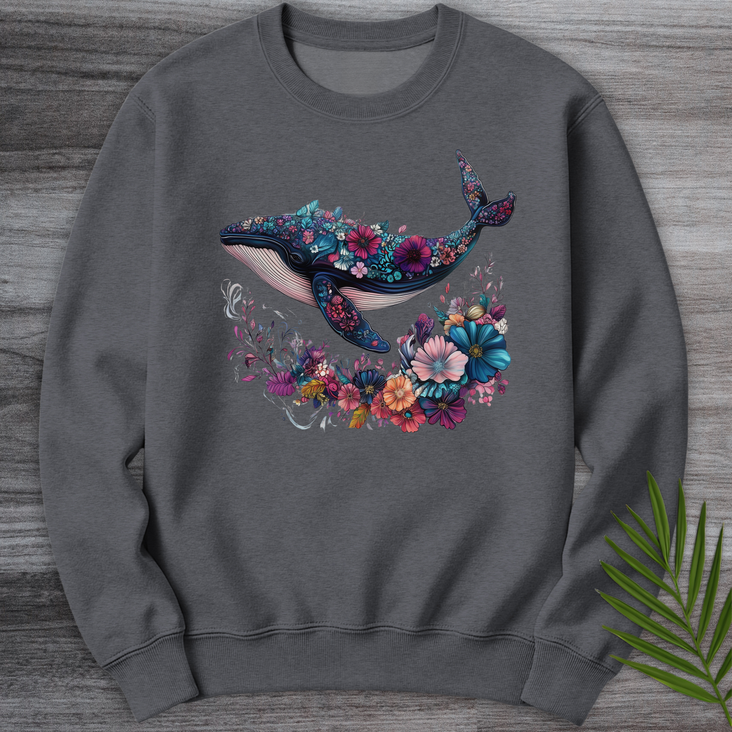 Blossom Marine Whale Crewneck