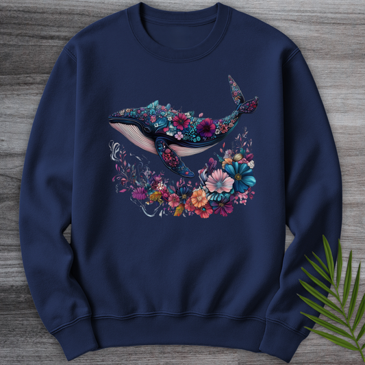 Blossom Marine Whale Crewneck