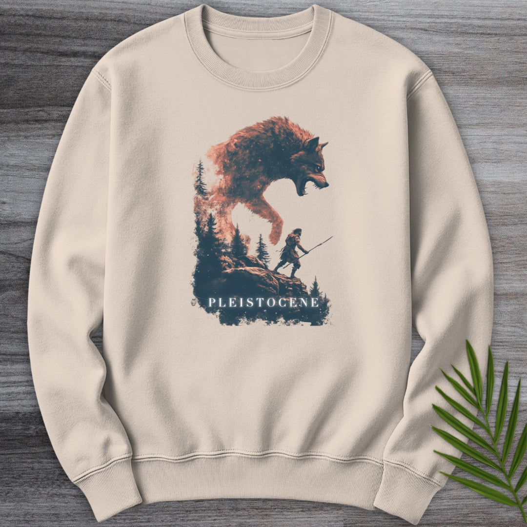 Pleistocene Dire Wolf Spirit Crewneck