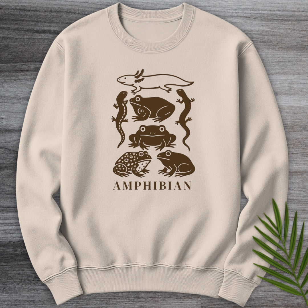 Amphibian Species Chart Crewneck