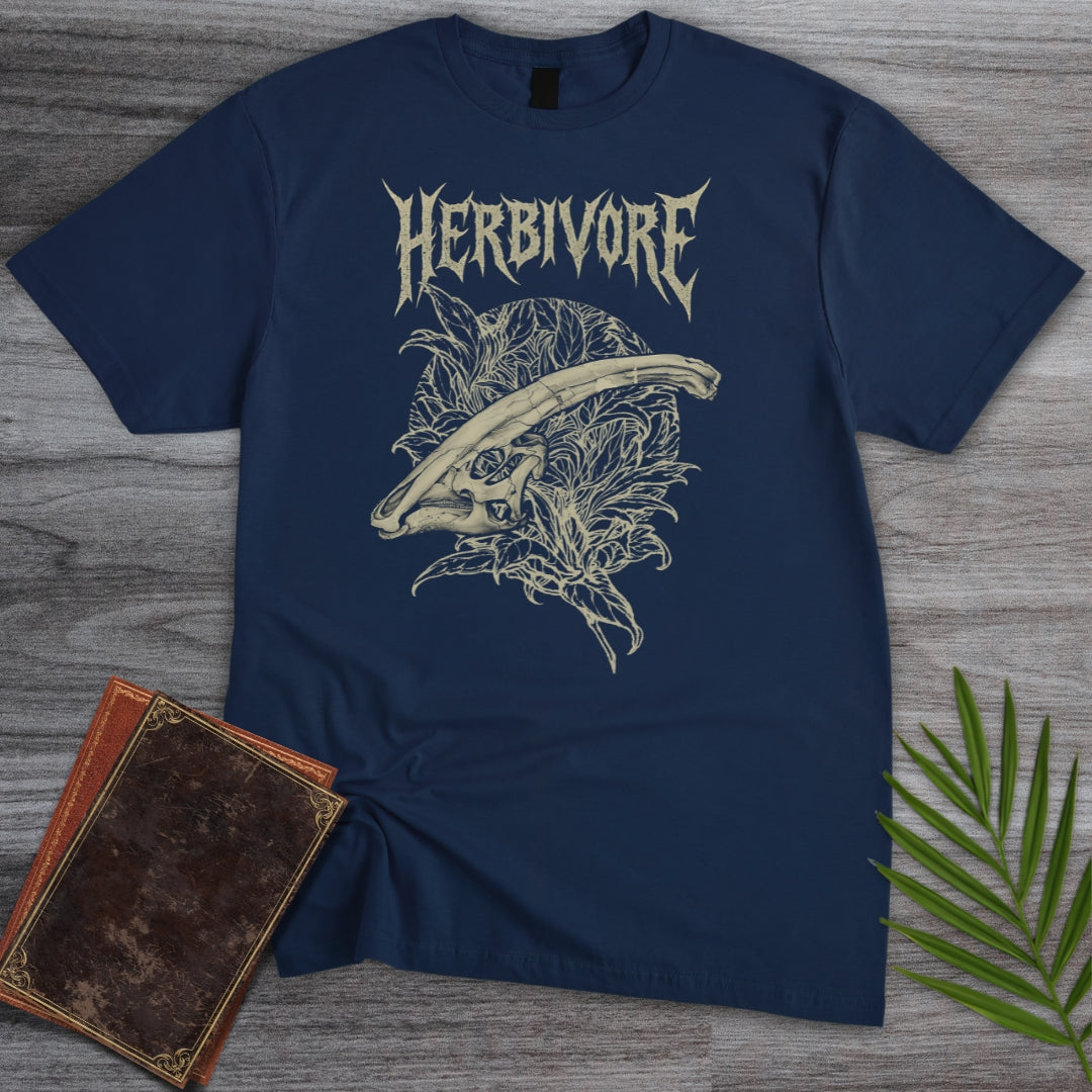 Metal Parasaurolophus Ferns T-Shirt