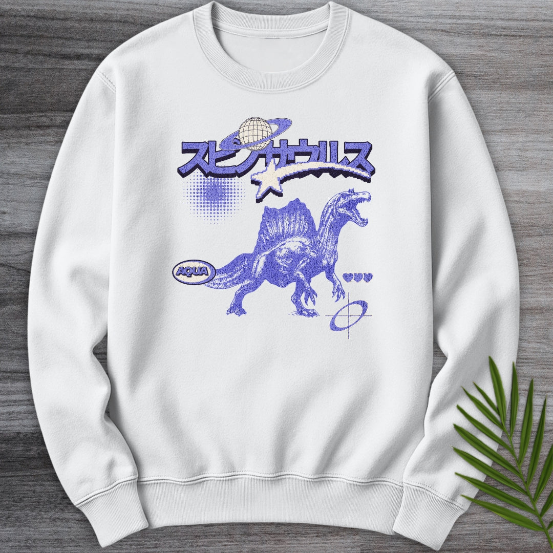 Vintage Y2K Japanese Spinosaurus Crewneck
