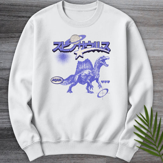 Vintage Y2K Japanese Spinosaurus Crewneck
