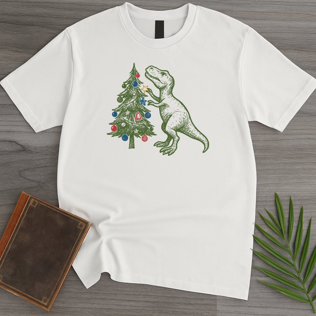 A T.Rex Christmas Struggle T-Shirt