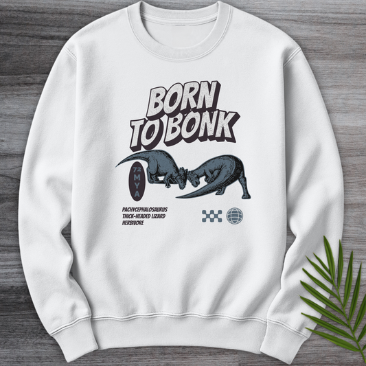 Pachycephalosaurus Born to Bonk Crewneck
