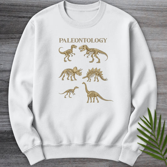 Paleontology Vintage Fossils Crewneck