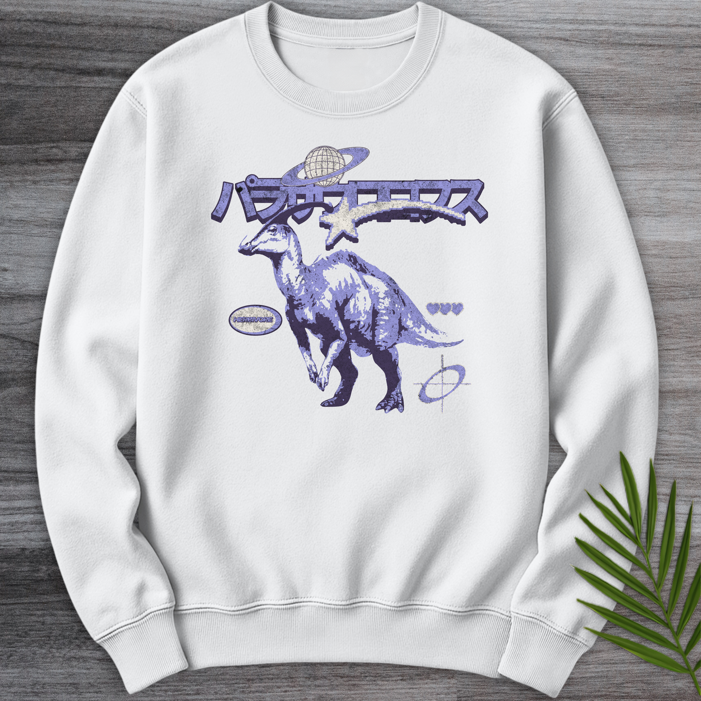 Old Vintage Japanese Parasaurolophus Crewneck