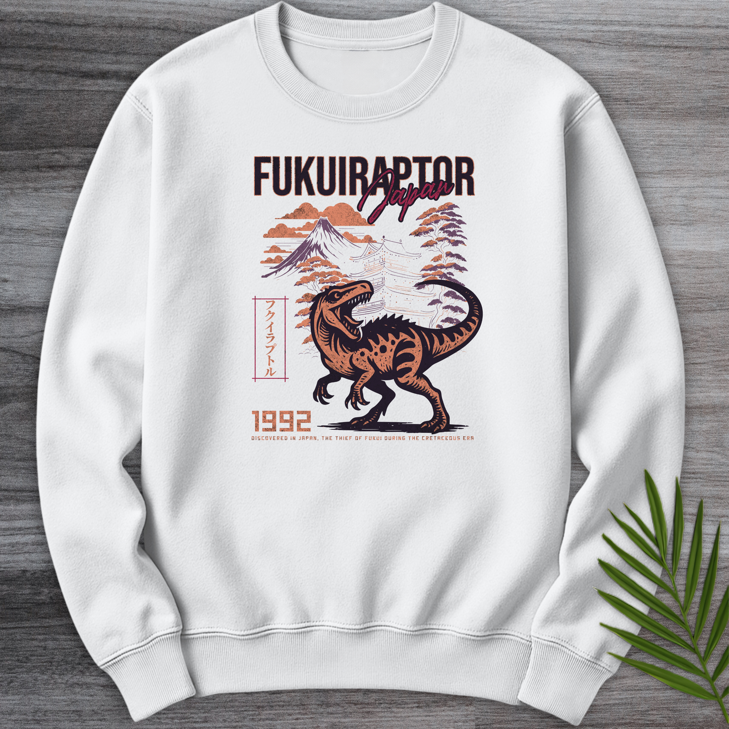 Vintage Thief of Fukui (Fukuiraptor) Crewneck