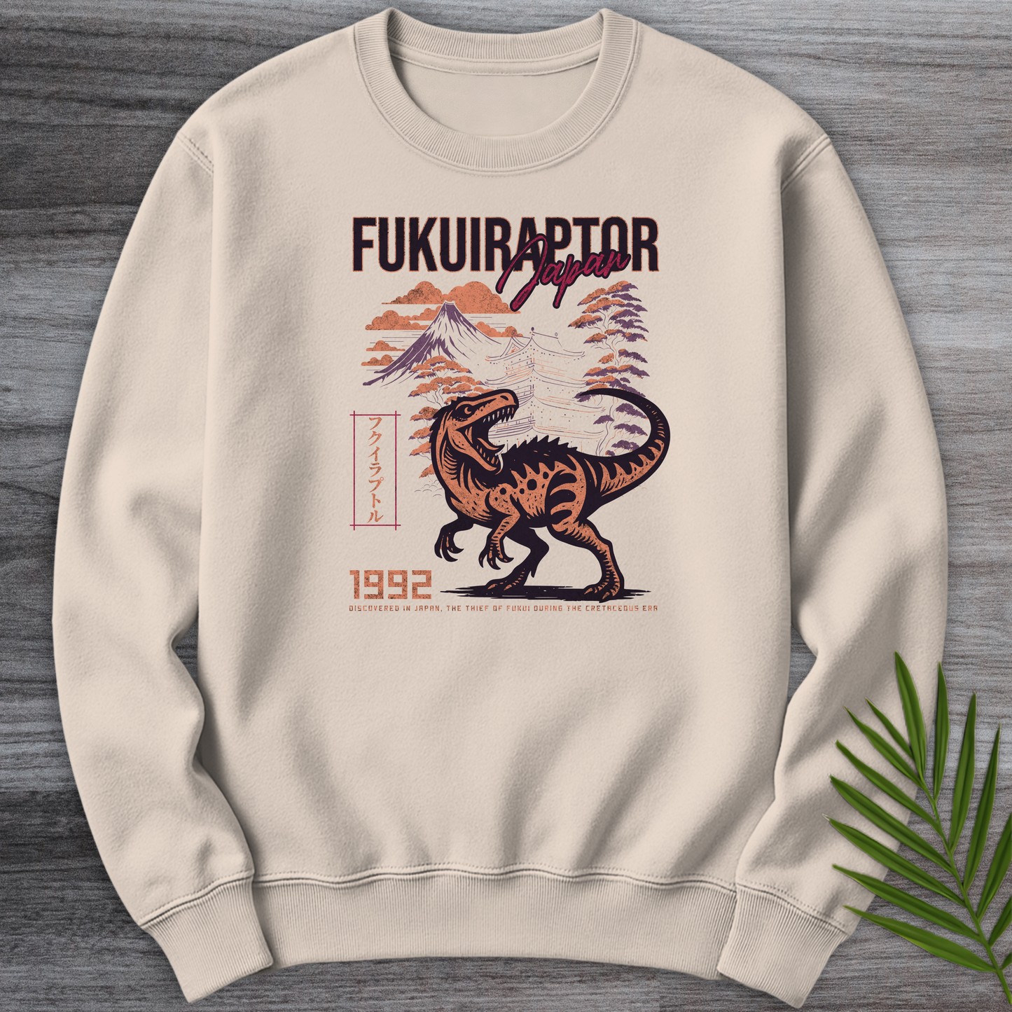 Vintage Thief of Fukui (Fukuiraptor) Crewneck