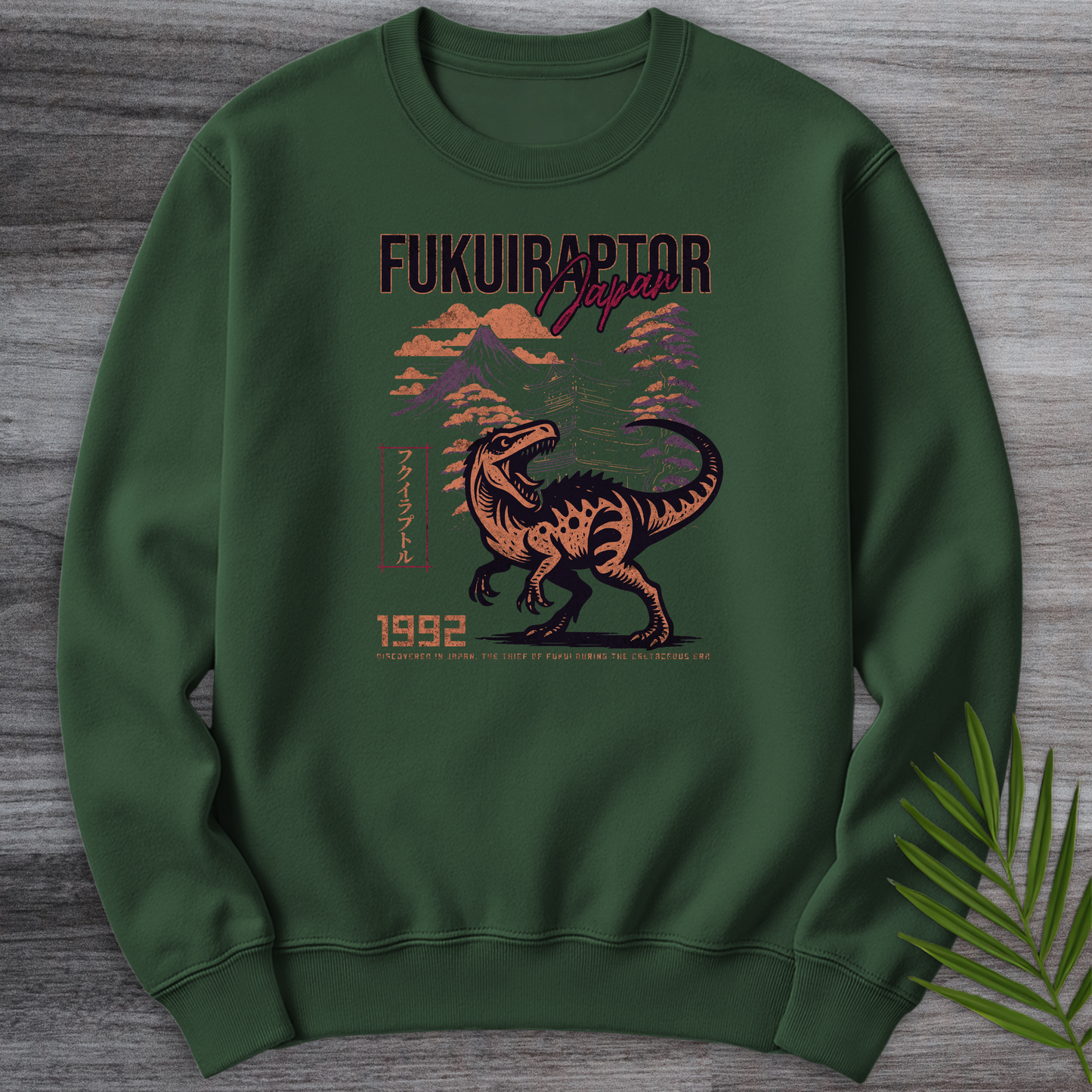 Vintage Thief of Fukui (Fukuiraptor) Crewneck