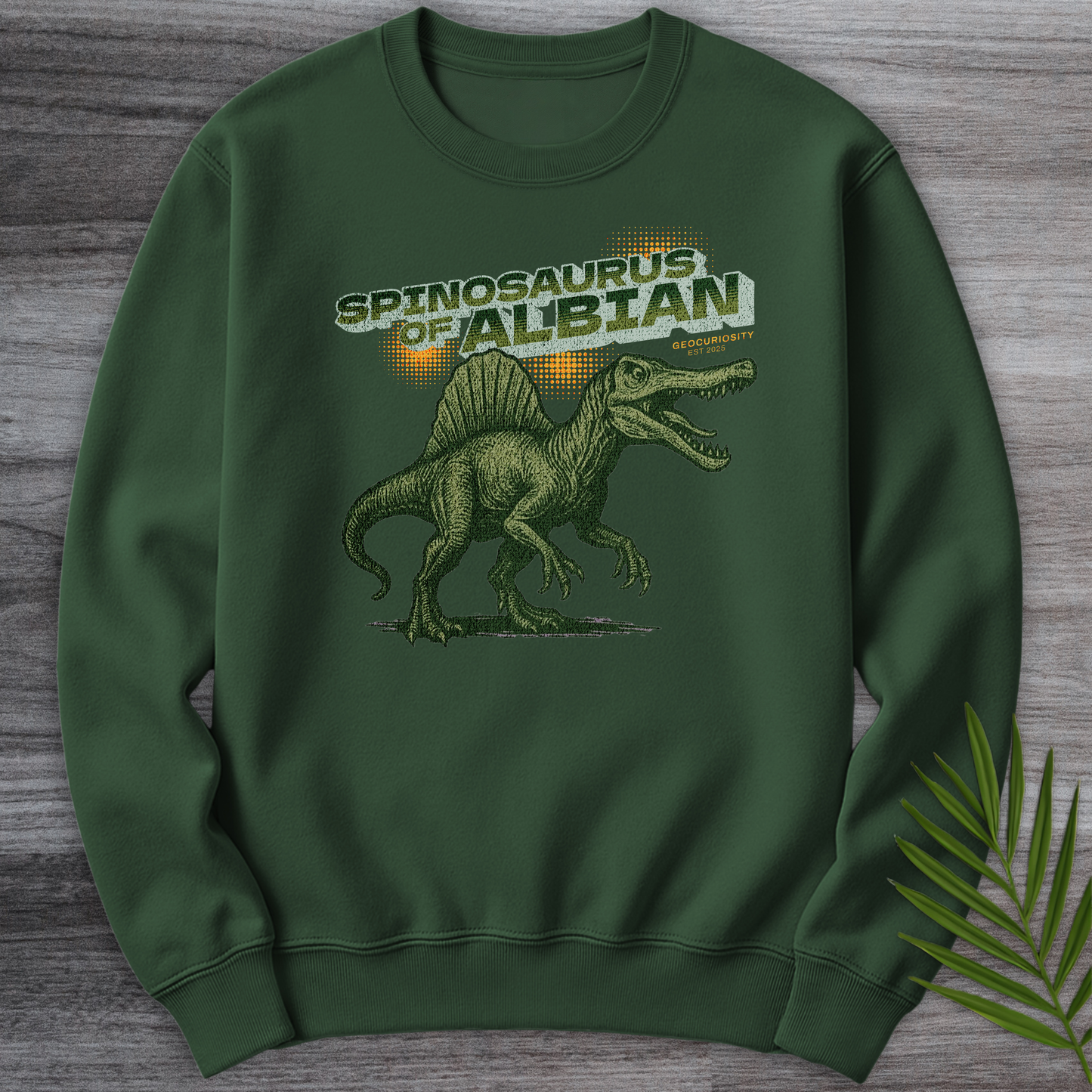 Vintage Spinosaurus of Albian Crewneck