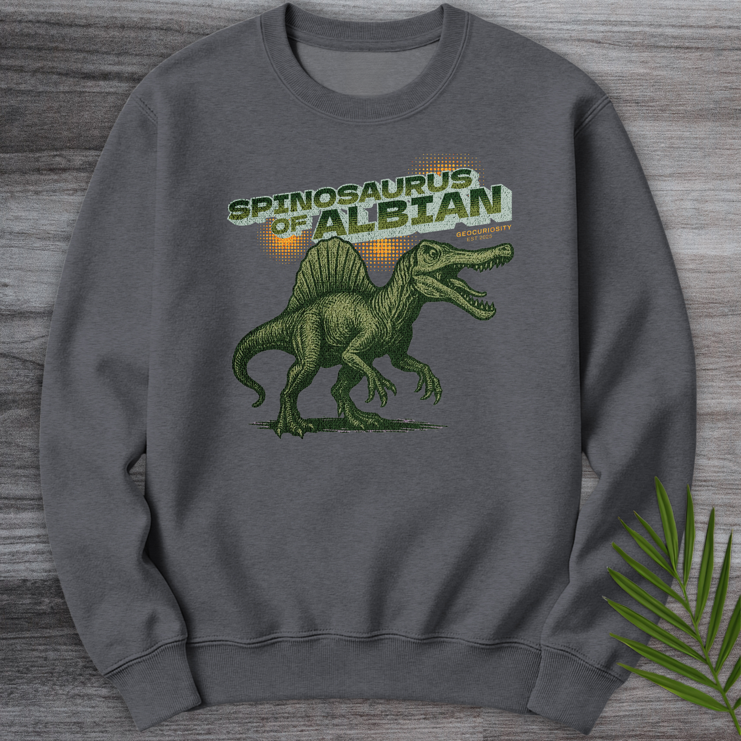 Vintage Spinosaurus of Albian Crewneck