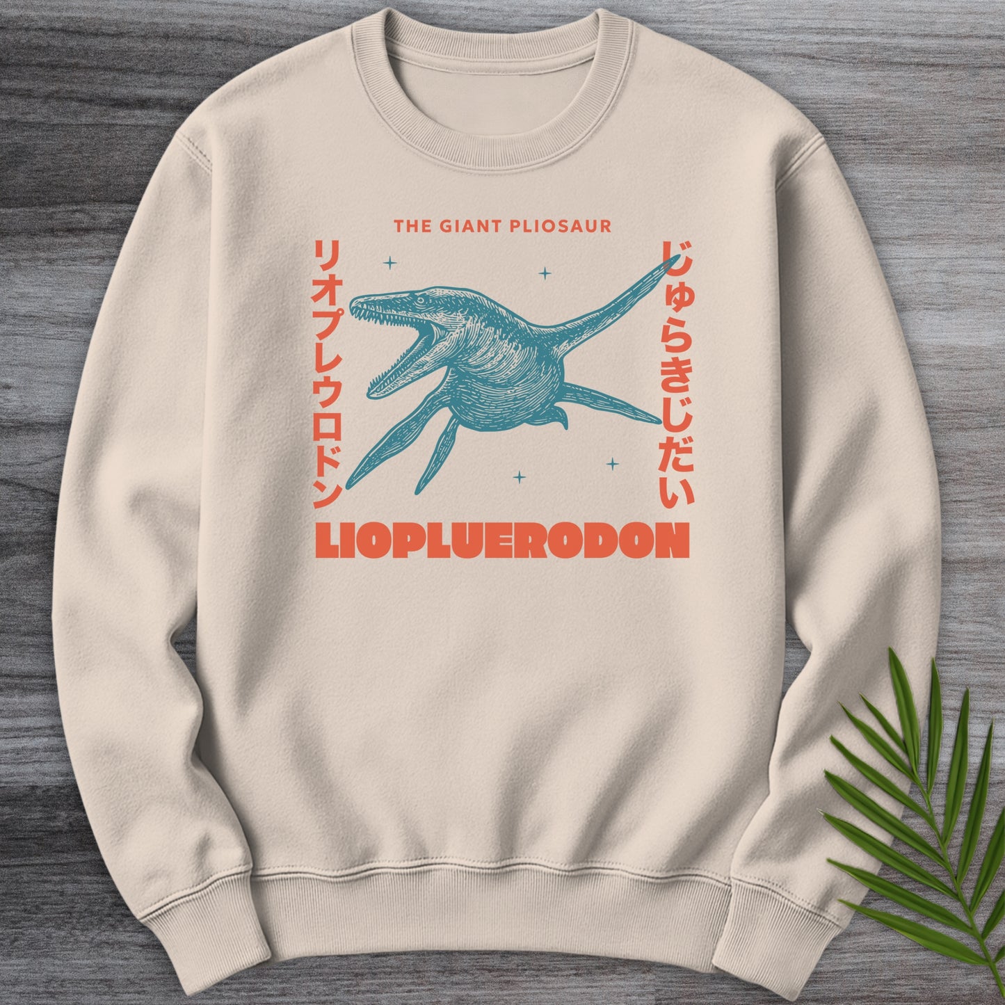 Liopluerodon Japanese Vintage Crewneck