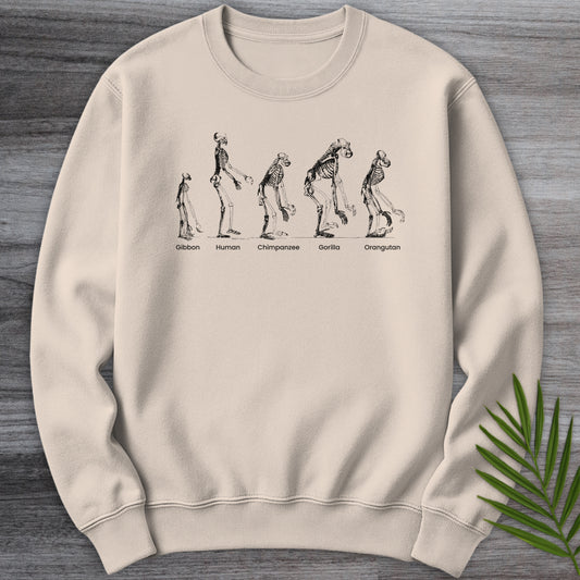 The Skeletons of Apes Crewneck