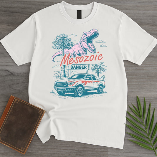 T-Shirt White / S Vintage T.rex National Park T-Shirt